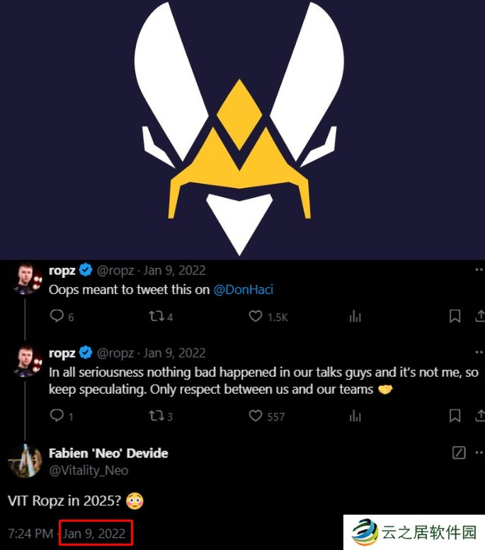 心想事成 Vitality CEO两年前就预言要签下ropz